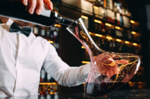 Ricarico vino al ristorante