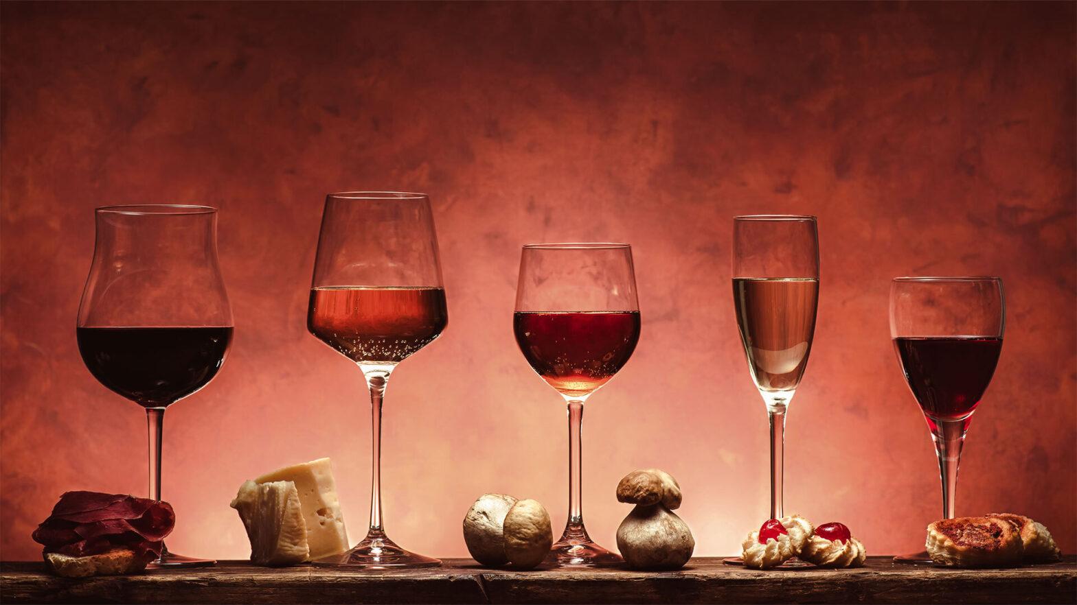 come abbinare il vino al cibo